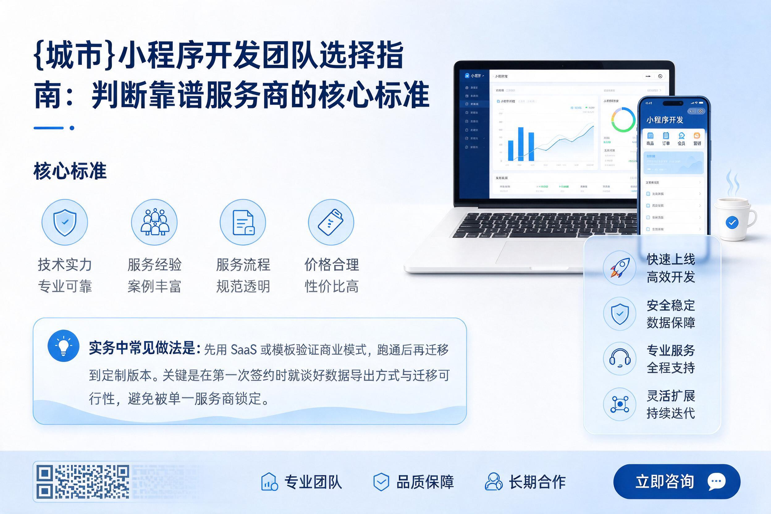 六安小程序开发团队选择指南：判断靠谱服务商的核心标准